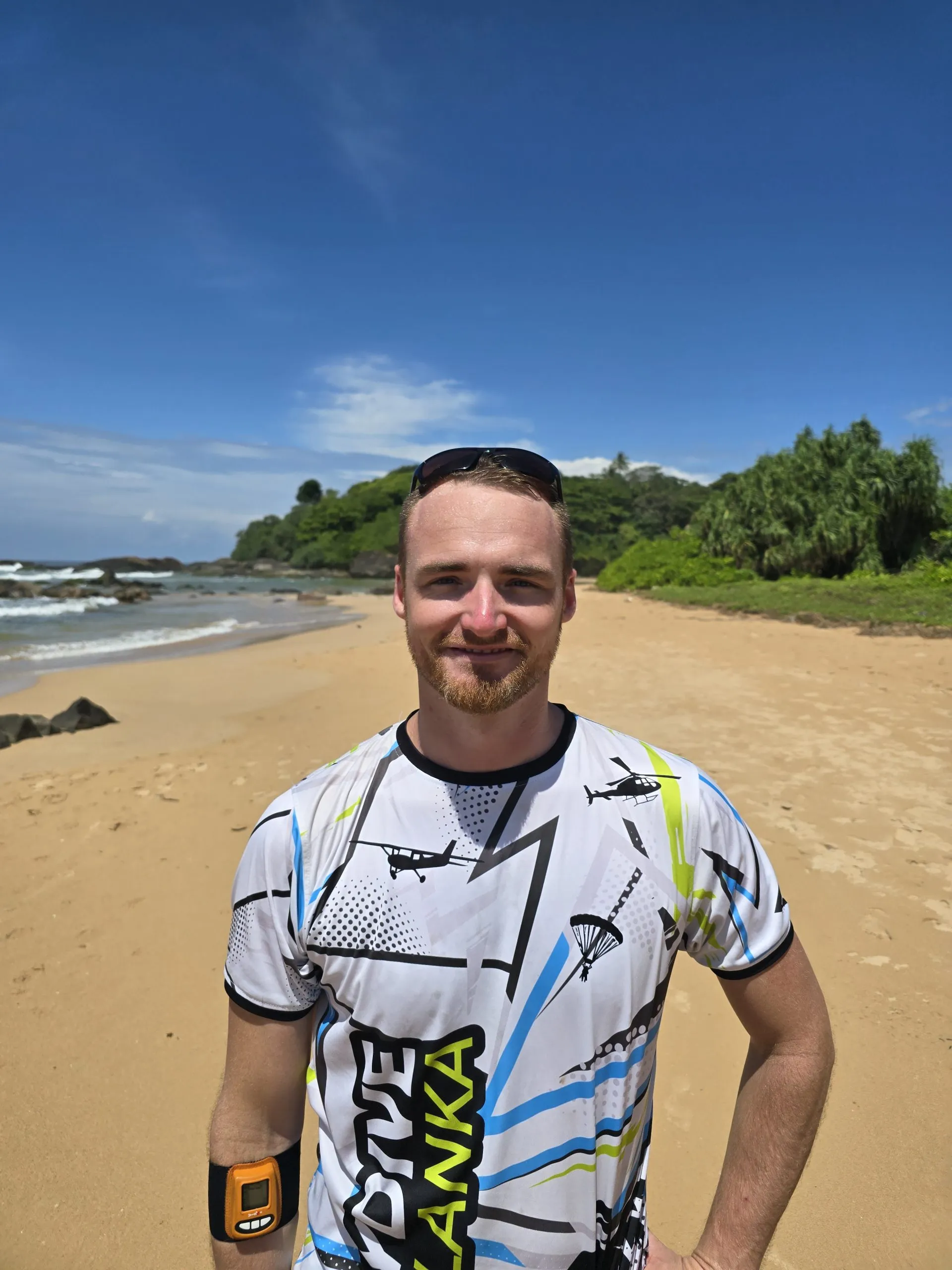 russ, part of skydive sri lanka crew